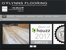 Tablet Screenshot of oflynnsflooring.ie